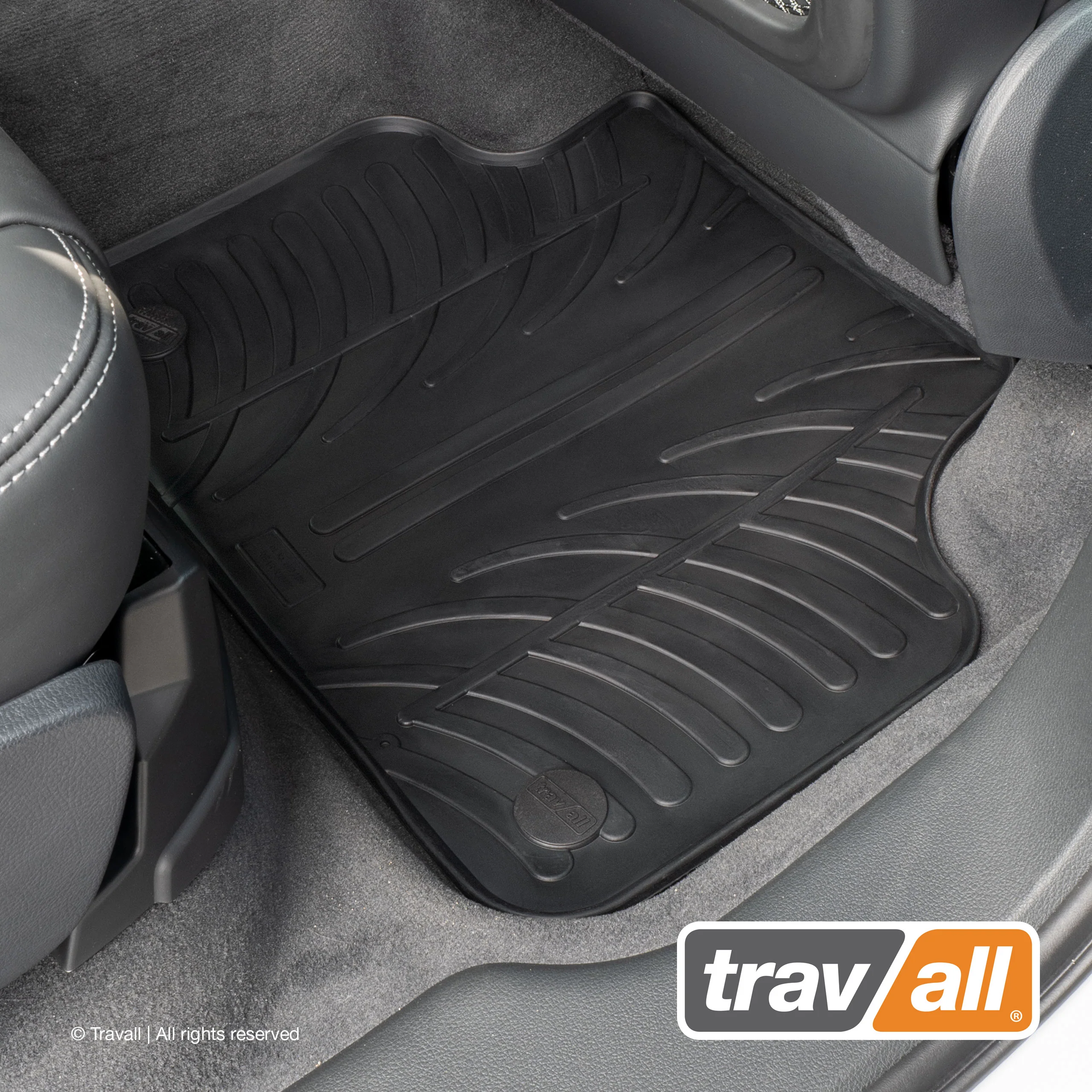AUDI Q7 2015-CURRENT and Q8 2018-CURRENT Rubber Car Mats Set (4 Mats) - Image 4