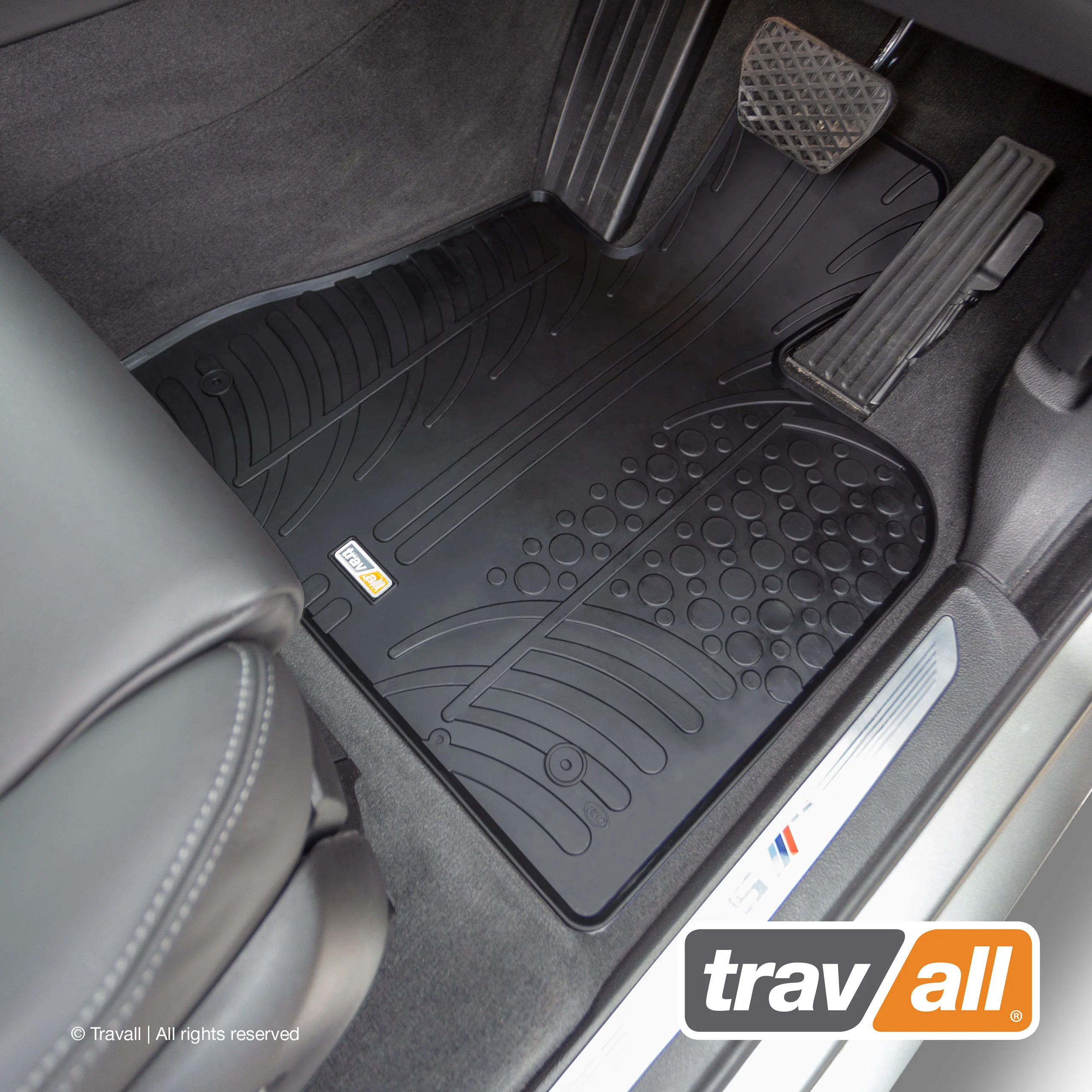 BMW X5 (F15) 2013-2018 Rubber Car Mats Set (4 Mats) - Image 3