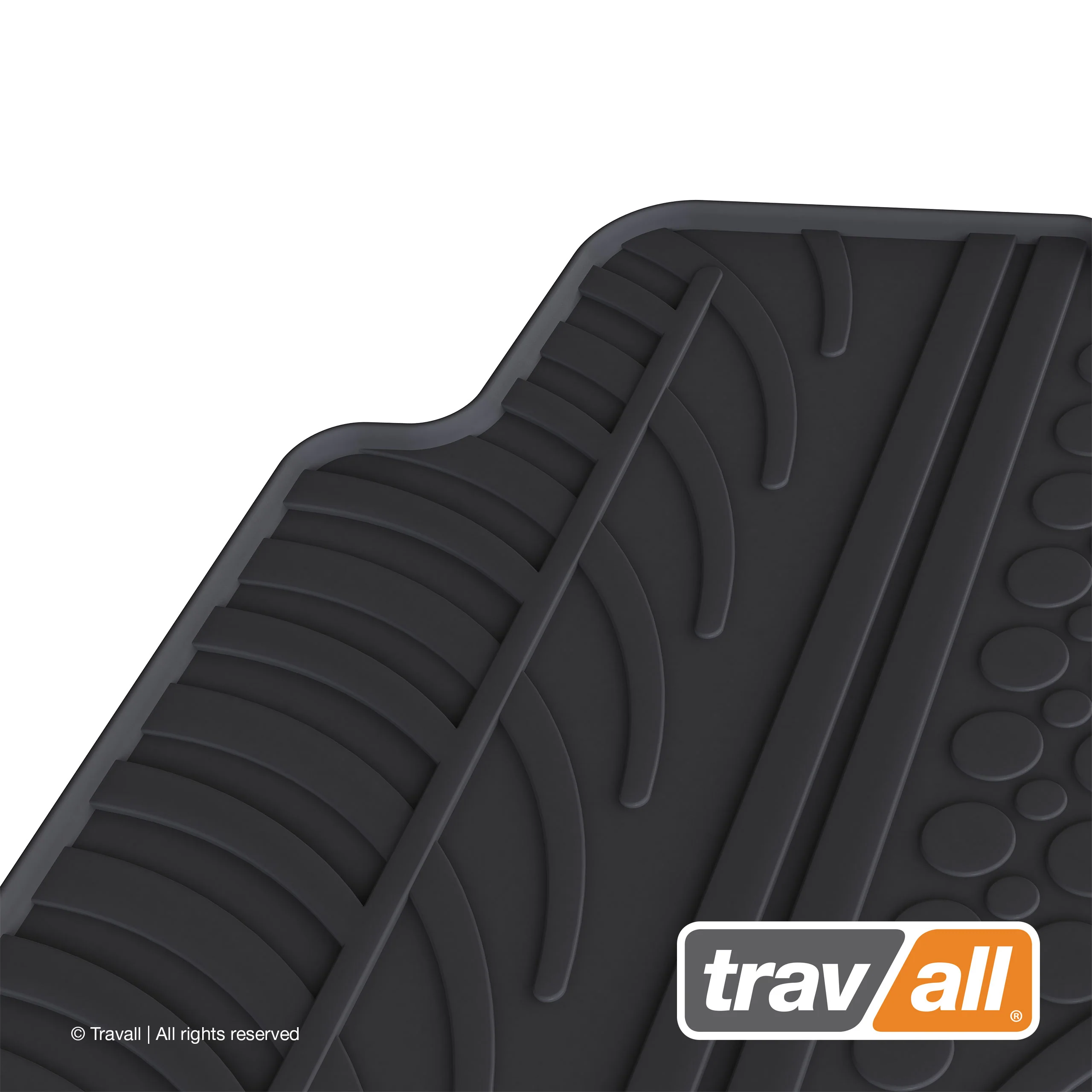 FORD RANGER DOUBLE CAB 2011-2019 Rubber Car Mats Set (4 Mats) - Image 2