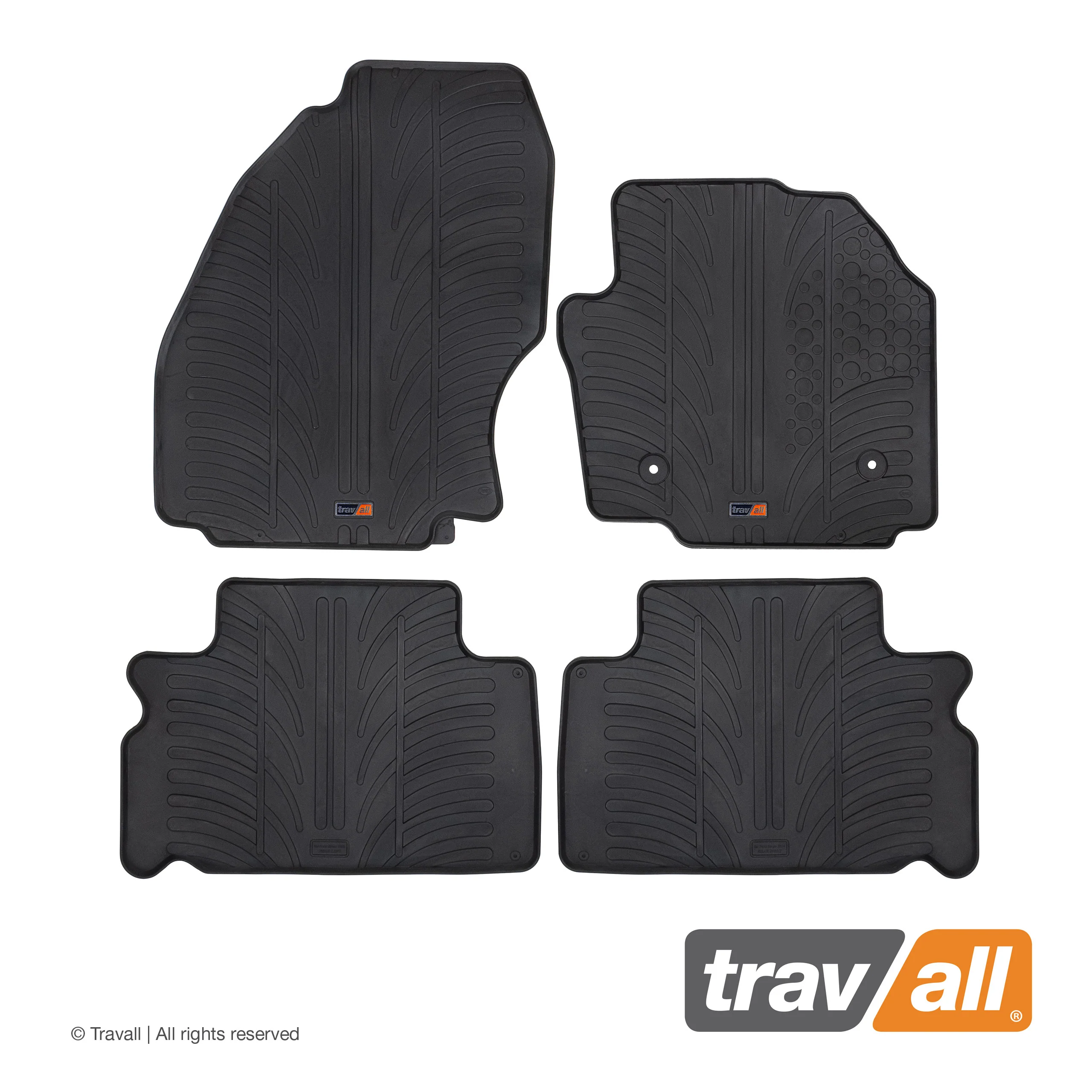 FORD S-MAX 2010-2015 and GALAXY 2010-2015 Rubber Car Mats Set (4 Mats)