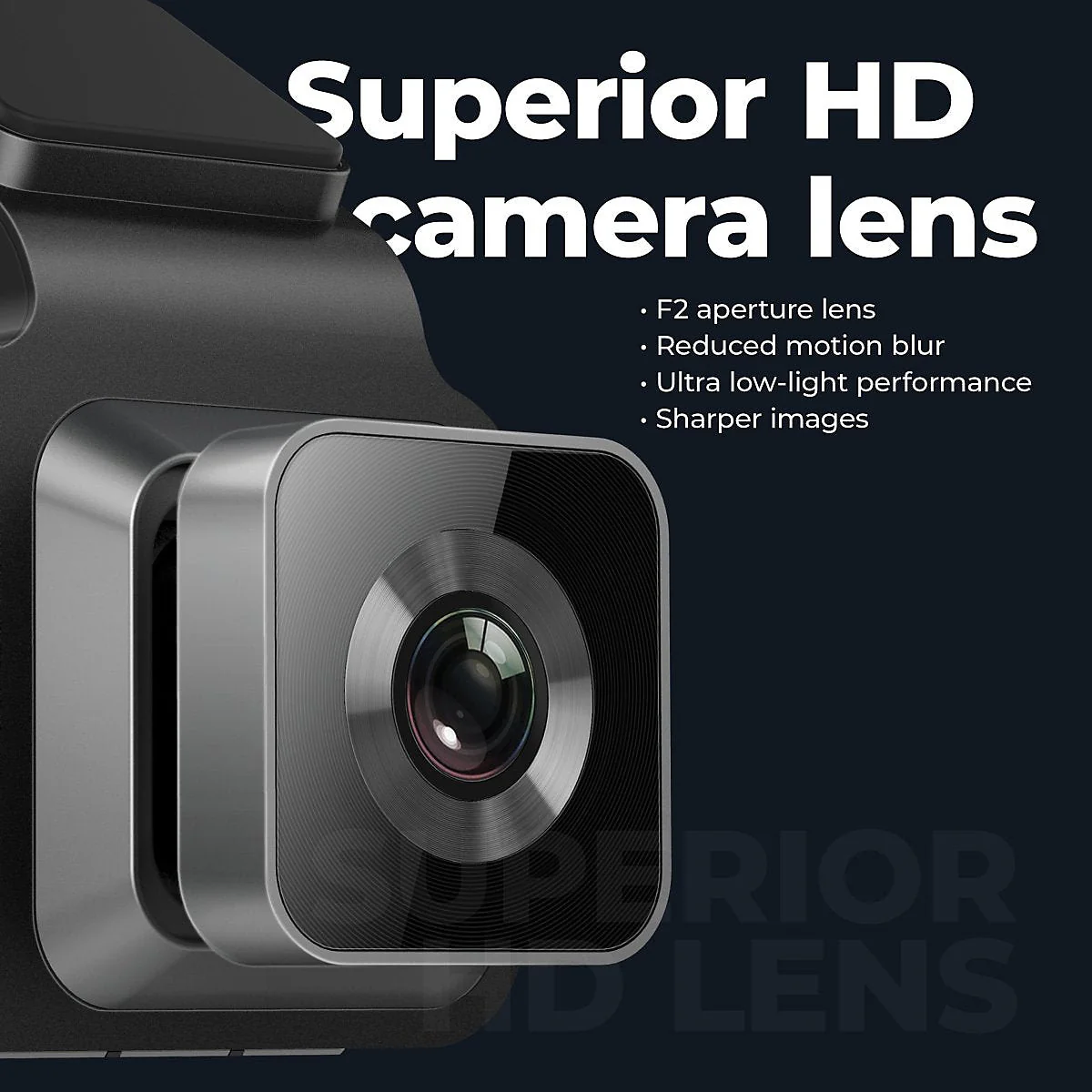 P1 Autocare DASHCAM Super HD - 170-degree angle- HDR 3.0 inch LCD display - Image 2