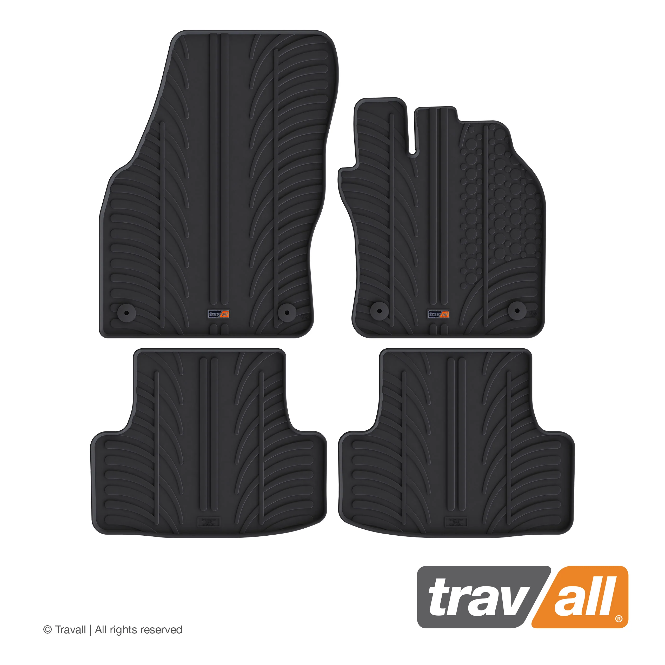 SKODA KAROQ 2017-CURRENT Rubber Car Mats Set (4 Mats)