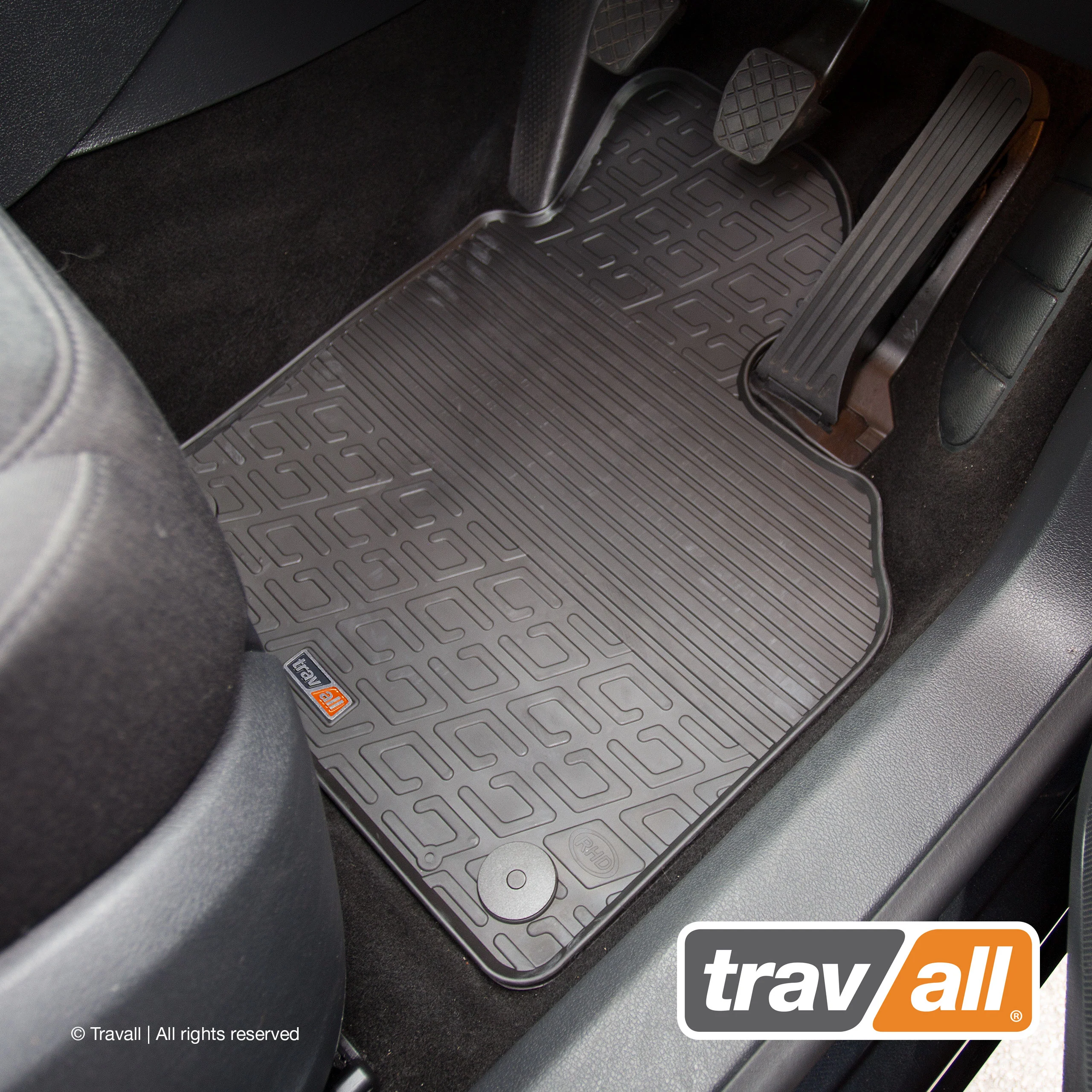 VOLKSWAGEN TIGUAN 2007-2016 Rubber Car Mats Set (4 Mats) - Image 3