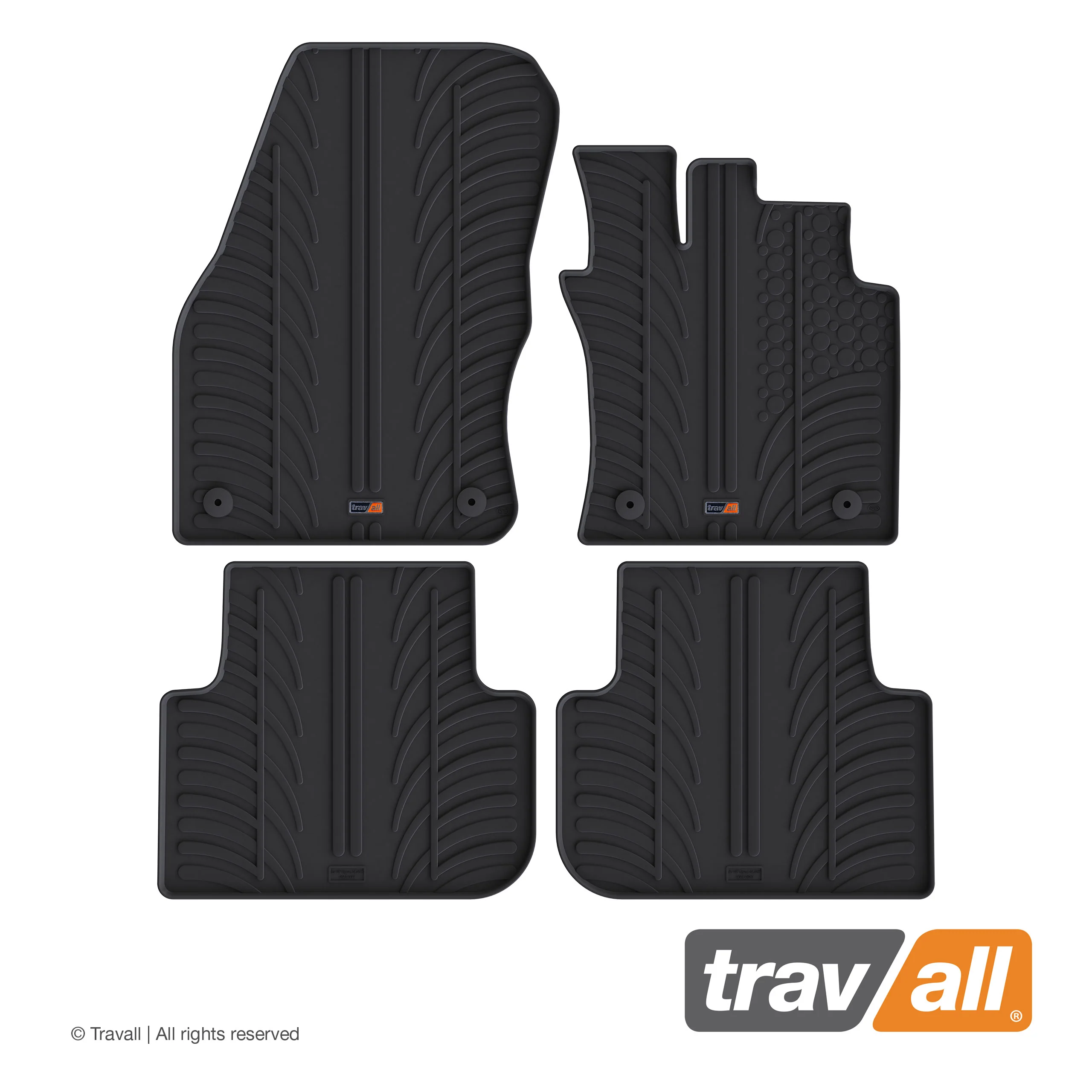 VW VOLKSWAGEN TIGUAN 2016 to CURRENT Rubber Car Mats Set (4 Mats)