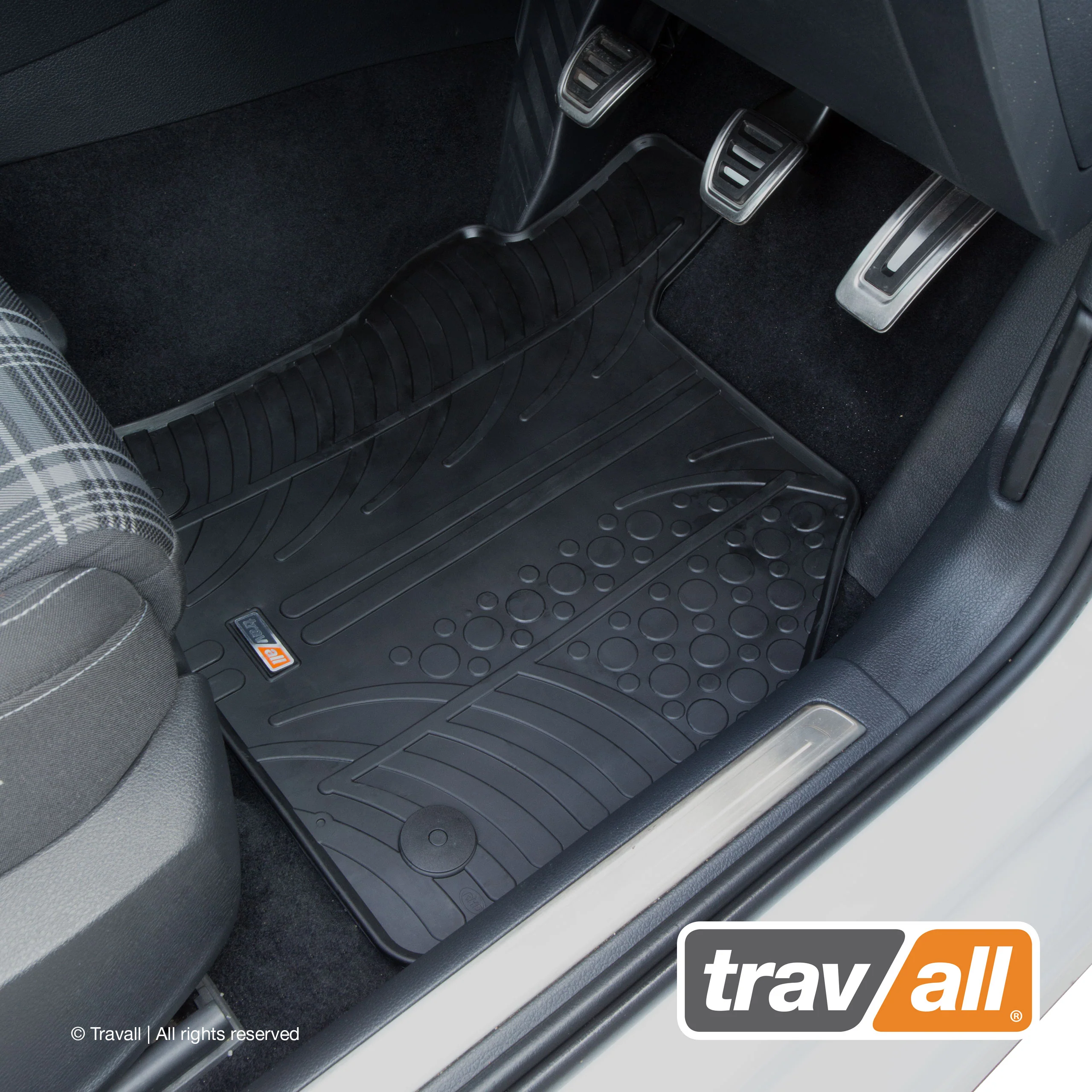 VW VOLKSWAGEN GOLF eGOLF and SEAT LEON 2012 to 2020 Rubber Car Mat Set (4 Mats) - Image 3
